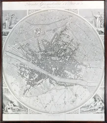Kort over Firenze, 1843 og 1866 (for detaljer se 100311)